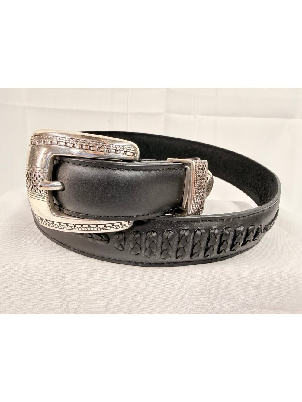 BRIGHTON ONYXTAPER BELT girls about 38” long total